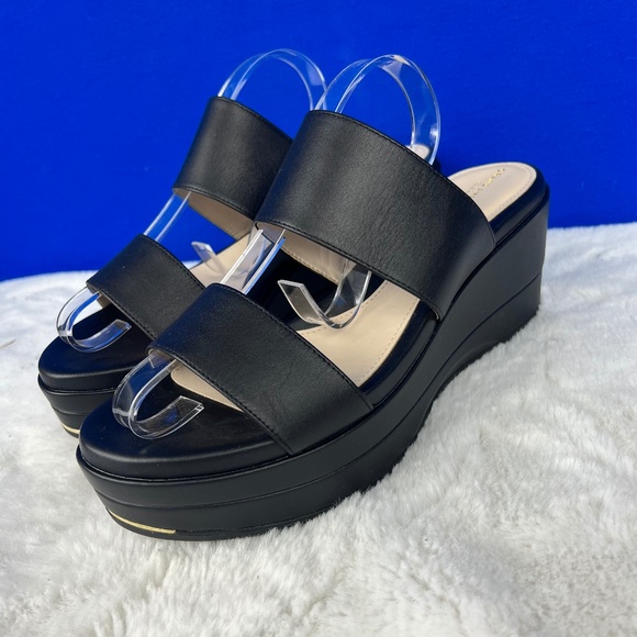 Cole Haan Shoes - 🚫|•GRAND AMBITION COLE HAAN•| Black Sandals Platform Dual Strap Size 8